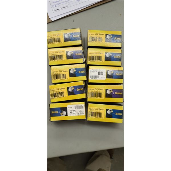 BURRIS OFFSET RING INSERT KIT QTY 10. $350