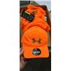 Image 1 : UNDER ARMOR HATS ORANGE $225