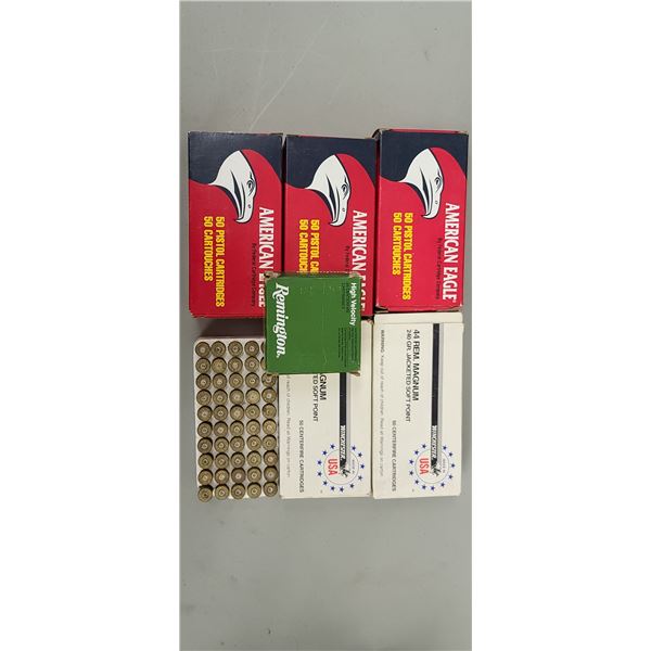 .44 REM MAG HANDGUN BRASS - ONLY
