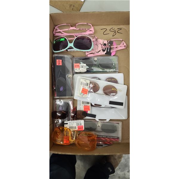 ASSORTED GLASSES UV PROTECTION AND READING $300