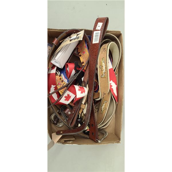 MISC BELTS  RETAIL VALUE $390\