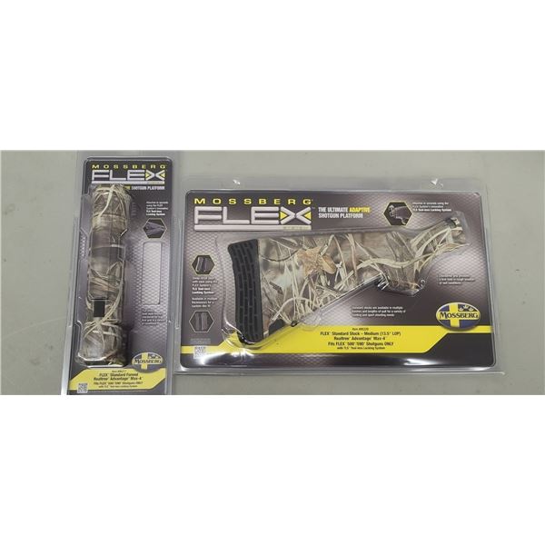MOSSBERG FLEX STANDARD STOCK, MEDIUM, PLUS STANDARD FOREND GRIP