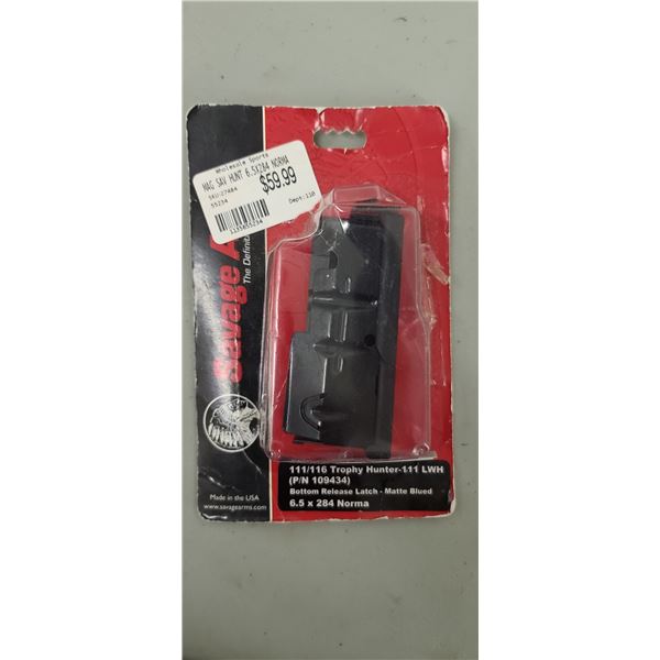 SAVAGE 6.5 X 284 NORMA BOTTOM RELEASE LATCH MAGAZINE $59.99