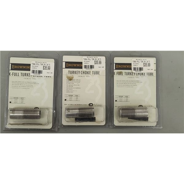 BROWNING TURKEY CHOKE TUBE QTY 3 $107