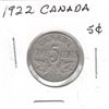 Image 1 : 1922 Canadian 5 Cents