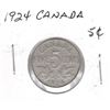 Image 1 : 1924 Canadian 5 Cents