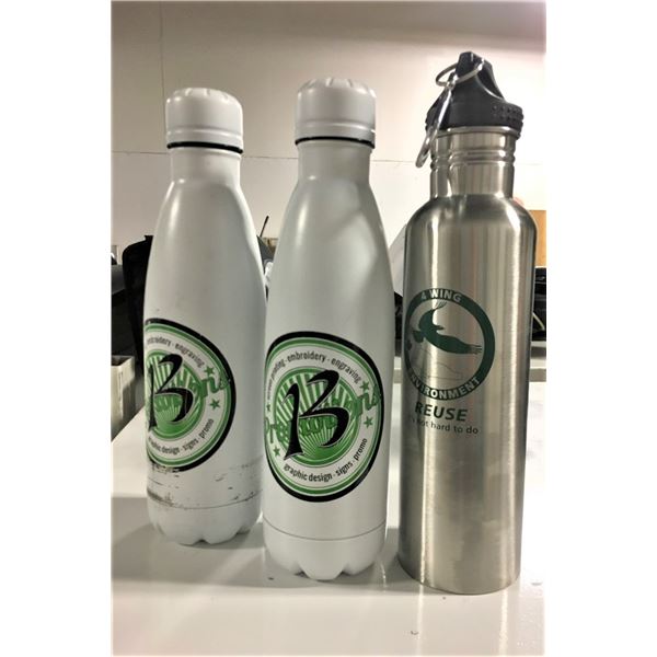 Water Bottles   - QUANTITY OF THREE