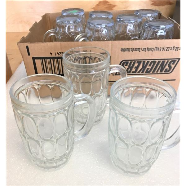 TEN Glass Beer Mugs