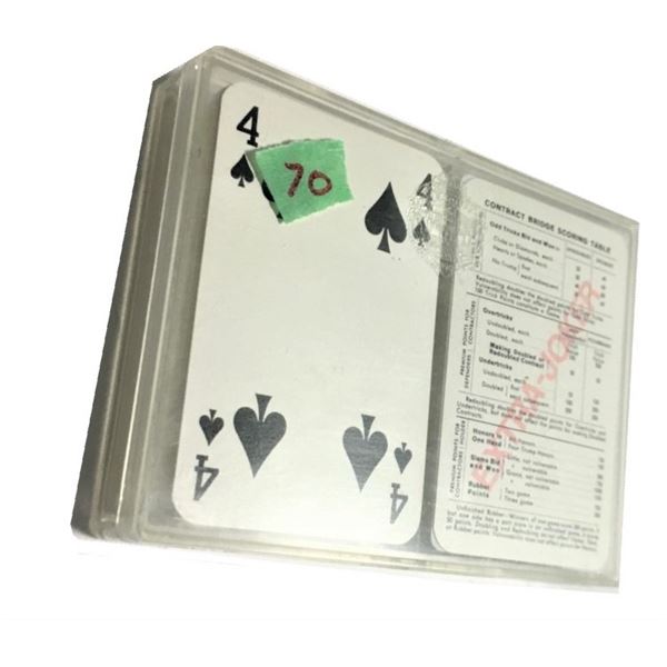 Contract Bridge Card Set in Plastic Case