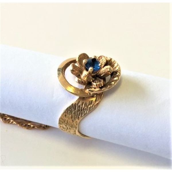 Sapphire Ring and Chain