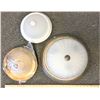 Image 1 : Flushed Ceiling Lights  - QUANTITY OF THREE