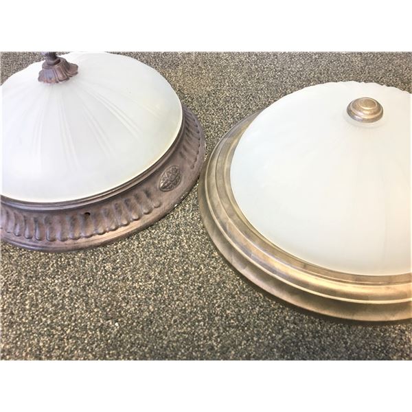 Flushed Ceiling Lights (Bronze Rim)                          Qty 2