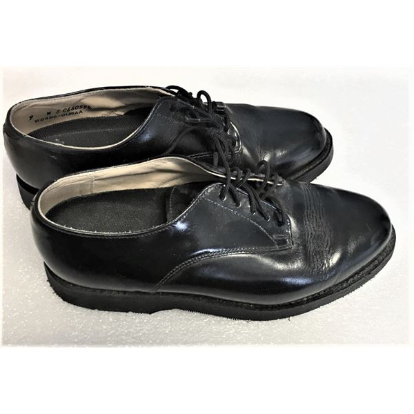 Dress Leather Shoes Size 7 Men  + Shoe Brush