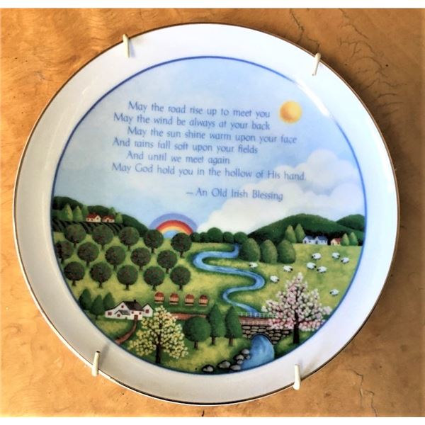 Old Irish Blessing Plate