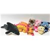 Image 1 : Miscellaneous Stuffed Animals   Qty 6