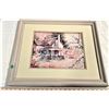 Image 1 : House Scenery Picture Frame (Pink Border)