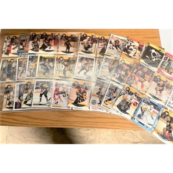 87 Misc. Hockey Cards Penguins (Incl. Mario Lemieux)