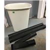 Image 1 : Kitchen Garbage Can (White) + Vacuum Cleaner Accessories