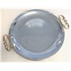 Image 1 : Silver Tray with Brass Handles