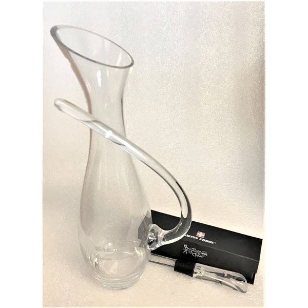 Glass Wine Decanter + Swiss Forge Box