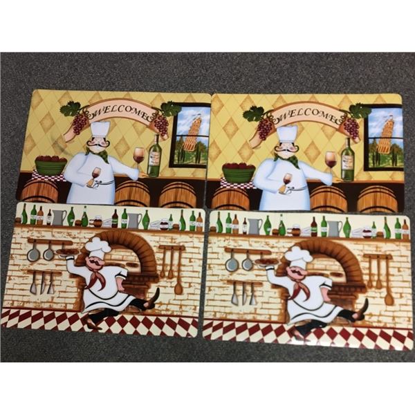 FOUR Placemats (Italian Theme)