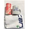 Image 1 : Outdoor Badminton Shuttlecocks + Carlton Towel & Mug
