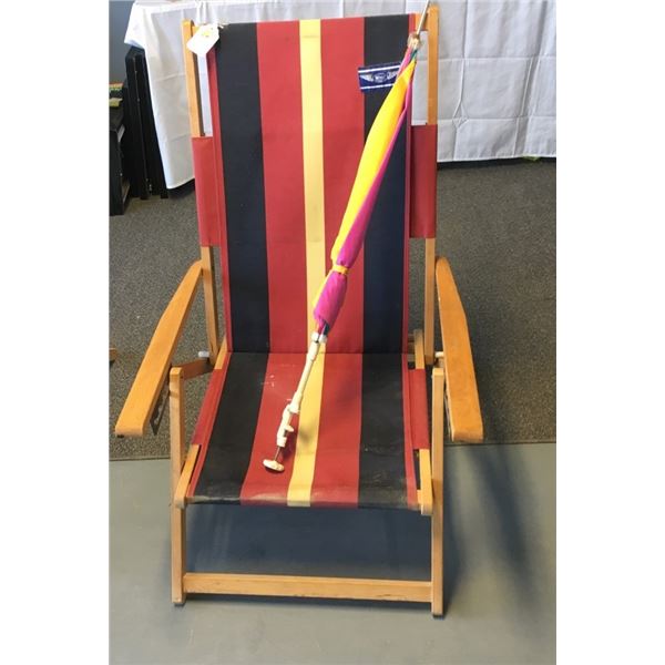 Beach Chair with Umbrella