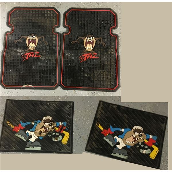 Car Carpet Tazmanian Devil Theme                                               Qty 4