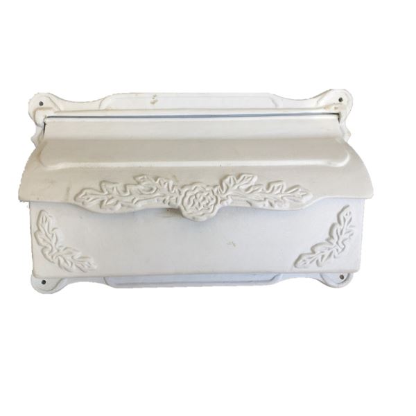Full sized Metal Mailbox - White