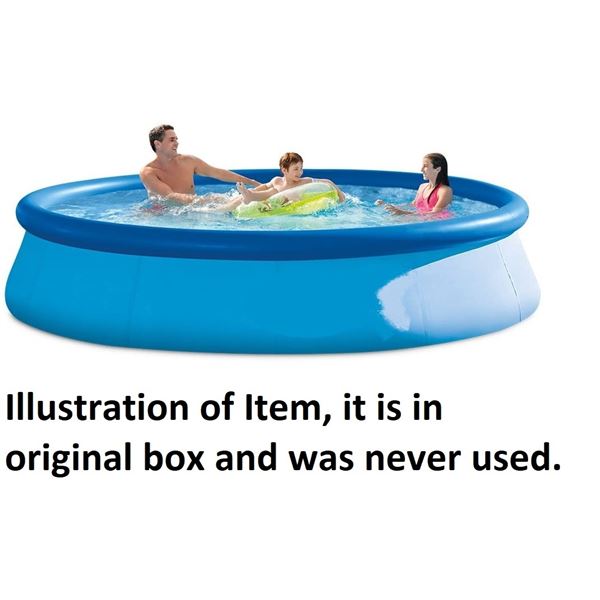 Patio Brand Outdoor Inflatable Swimming Pool - In Box Never Used!  33" height, 13' diameter