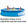 Image 1 : Patio Brand Outdoor Inflatable Swimming Pool - In Box Never Used!  33" height, 13' diameter