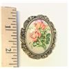Image 2 : Flower Cameo Broche