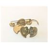 Image 2 : Earrings Clip On + Broche Leaf Theme