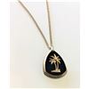 Image 1 : Palm Tree Pendant with Chain