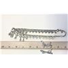 Image 2 : Diamond Shape Set, Necklace,Earrings Pierced Ear in Black Box