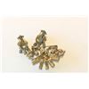 Image 2 : Broche and Clip On Earring Set in Blue Box