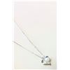 Image 1 : Heart with Pearl Necklace in Dark Blue Box