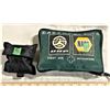 Image 1 : First Aid Kit (Green) + CPR Kit in Black Pouch