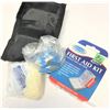 Image 2 : First Aid Kit (42 Pces) + CPR Kit in Black Pouch