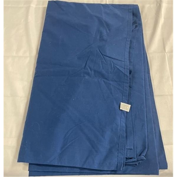 Queen Flat Sheet , Lady Pepperell brand (Dark Blue)