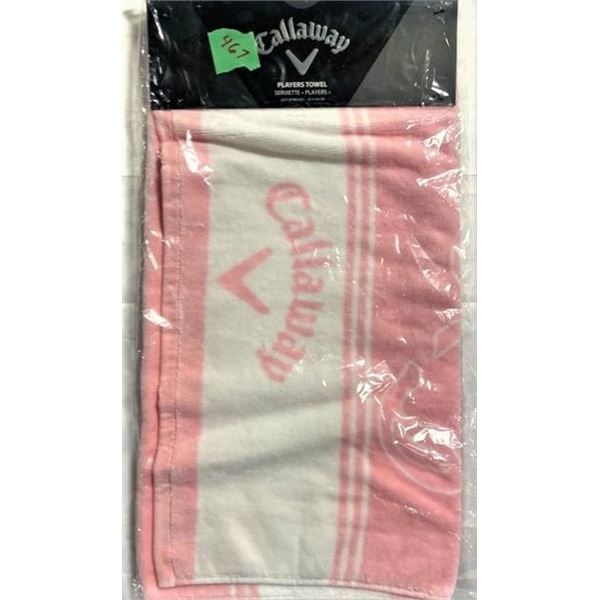 Large Callaway Player Towel (Pink)