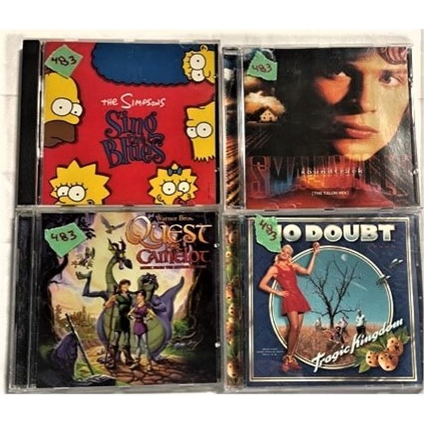 Miscellaneous CDs (Incl. The Simpsons)        Qty 4