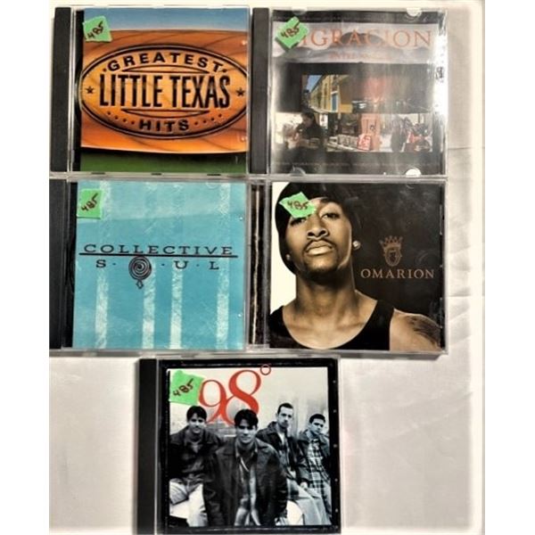 Miscellaneous CDs (Incl. 98 Degrees)              Qty 5