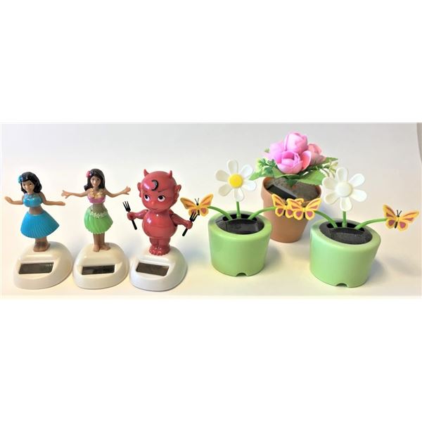 Solar Figurines Collection  Qty 6