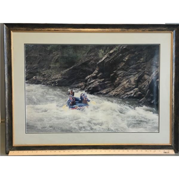 Rafting Picture In Frame