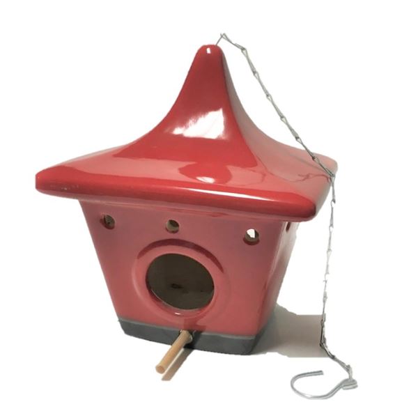 Bird House (Red)