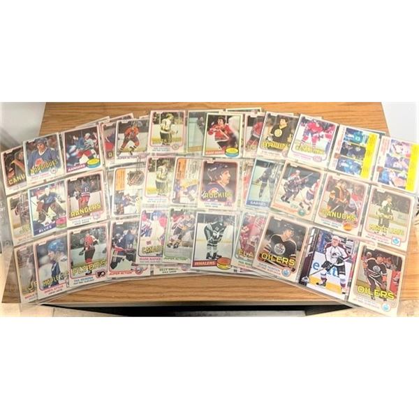71 Miscellaneous Hockey Cards 1970s-80s + One from 2016