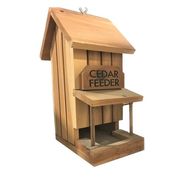 Cedar Bird Feeder