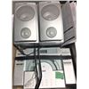 Image 1 : Jwin Compact Disc Player/Remote Works if door is kept Close, AND Jwin Speakers  Qty 2  Works