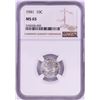 Image 1 : 1941 Mercury Dime Coin NGC MS65